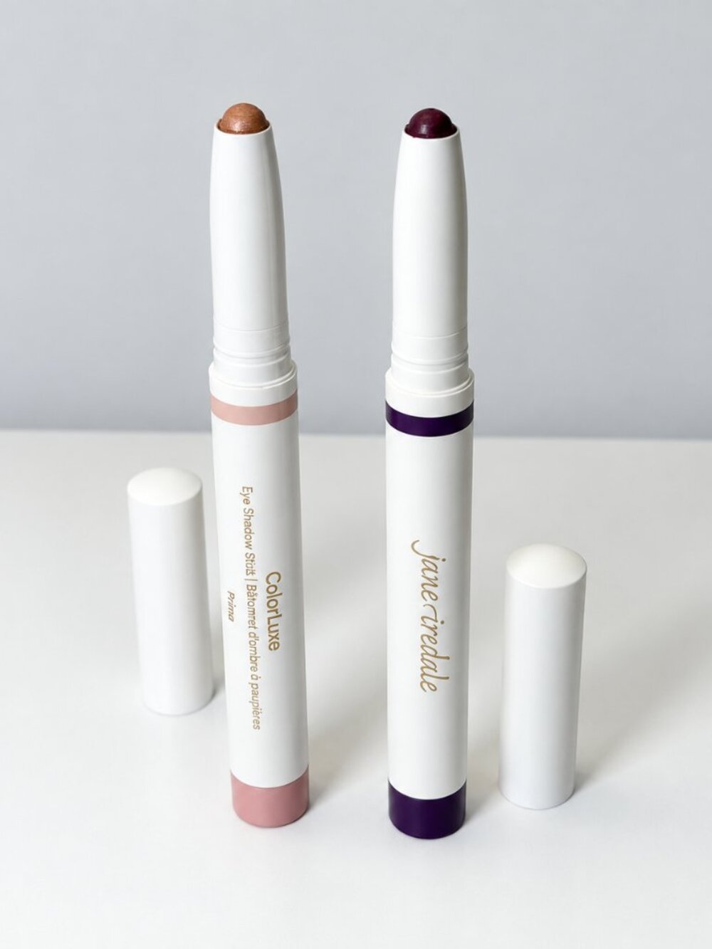 NEW Jane Iredale ColorLuxe Eye Shadow Stick Duo Prima + Provence